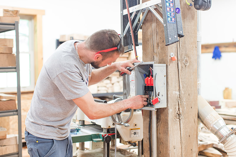 Residential electrical workers